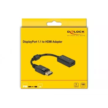 Adapter DisplayPort 1.1 isane HDMI emasele DeLOCK 61011