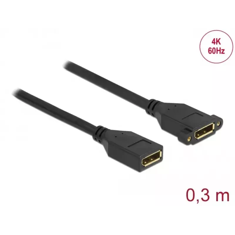 DisplayPort-kaabel emane-emane paneelikinnitusega DeLOCK 87099