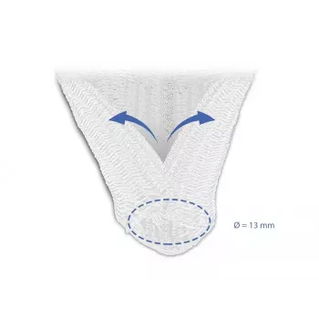 Punutud varrukas DeLOCK 20808 5 m x 13 mm Valge
