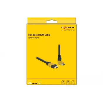 HDMI-kaabel DeLOCK 86989 2m HDMI Type A Standard Must kollane