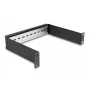Riiulisiin DeLOCK 10-tolline DIN-liistupaneel 1U must metall