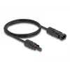 DeLOCK DL4 päikesekaabel 4 mm² isane emasele 1 m must