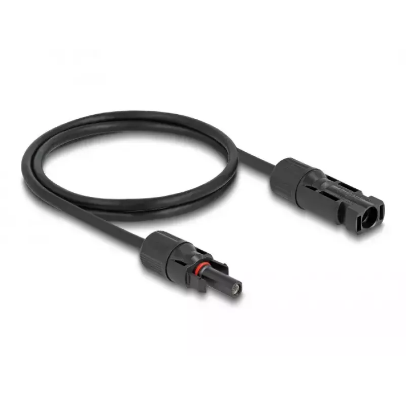 DeLOCK DL4 päikesekaabel 4 mm² isane emasele 1 m must
