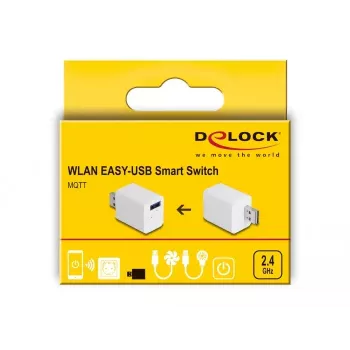 DeLOCK 11828 nutipistik, siseruumidesse, Wi-Fi, 2A, valge