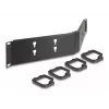 Kaablihalduspaneel DeLOCK 19 tolli 66978 2U nurgeline must