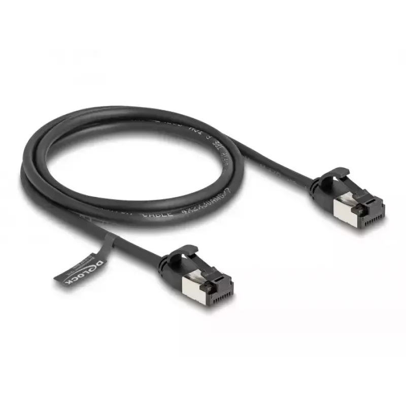 Võrgukaabel DeLOCK RJ45 kaabel pistik pistikule Cat.8.1 1m must