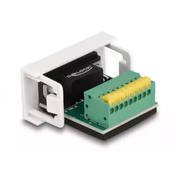 DeLOCK Easy 45 moodul D-Sub 9 kontaktiga isane klemmiplokile 22,5 x 45 mm