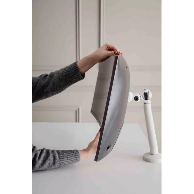 BakkerElkhuizen BE Flexible Single White, Clamp, 10 kg, 43.2 cm (17 tolli), 88.9 cm (35 tolli), 100 x 100 mm, Valge