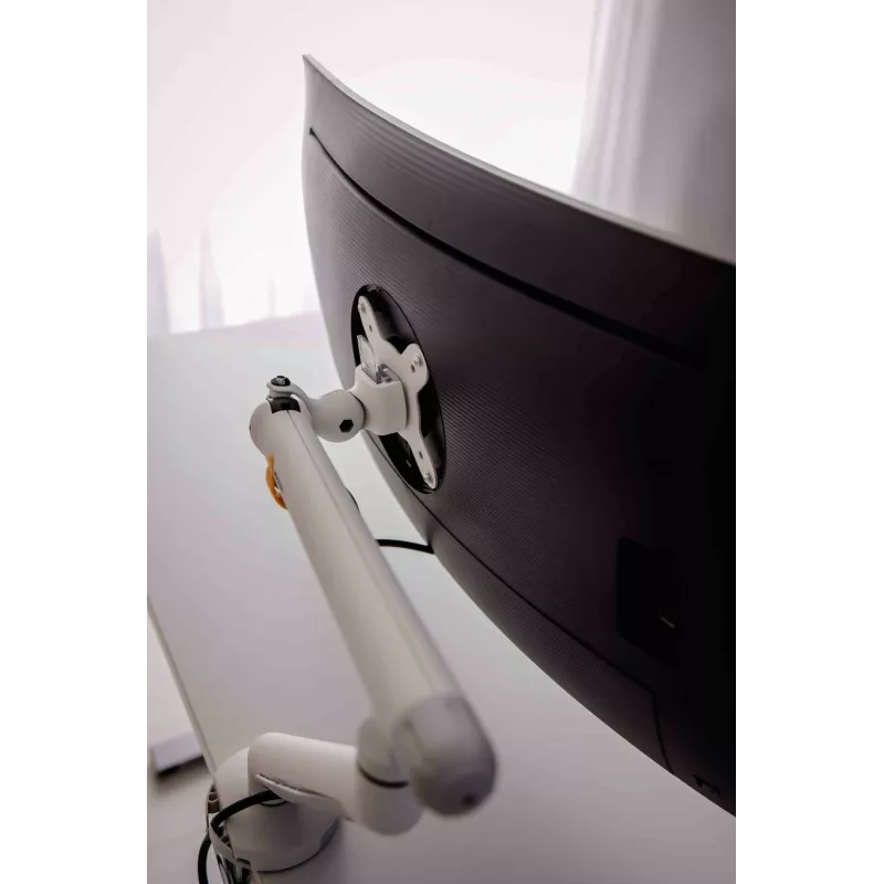 BakkerElkhuizen BE Flexible Single White, Clamp, 10 kg, 43.2 cm (17 tolli), 88.9 cm (35 tolli), 100 x 100 mm, Valge