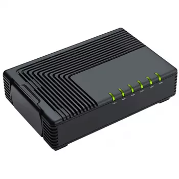 Analoogtelefoni adapter (ATA) Auerswald FTA5102E2 — 2 porti, G.711a/u, G.729A/ab, alalisvoolutoide, must