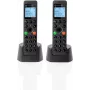 DECT telefon Motorola DOT202 Twin juhtmeta telefonitoru helistaja ID must