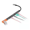 USB-C Hub 7-in-1 BakkerElkhuizen BNECHUB3A4C — 7 porti (USB 3.2 Gen1 A, USB 3.2 Gen1 C, USB 2.0), alumiiniumkorpus, hall/must