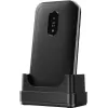 Nuputelefon Doro Leva E22 2.8 tolli 0.3 MP Must Valge