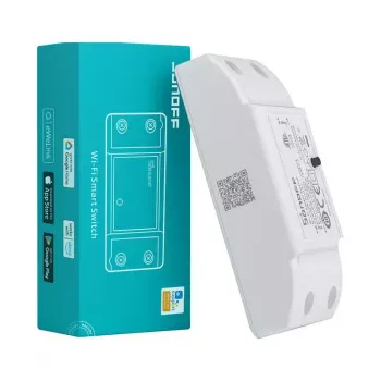 Nutikas lüliti Sonoff BASICR4 10A ESP32 — Wi‑Fi releemoodul koduautomaatikasse