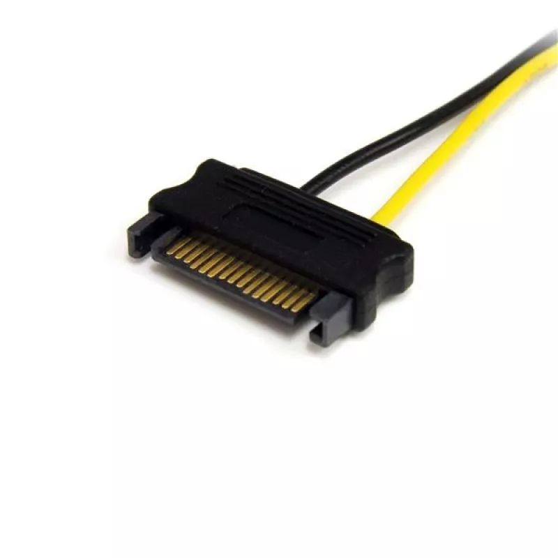 StarTech.com 6-tolline SATA toite 8 kontaktiga PCI Express videokaardi toitekaabli adapter