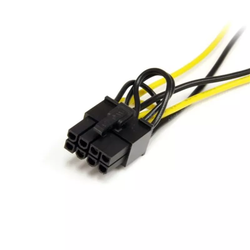 StarTech.com 6-tolline SATA toite 8 kontaktiga PCI Express videokaardi toitekaabli adapter