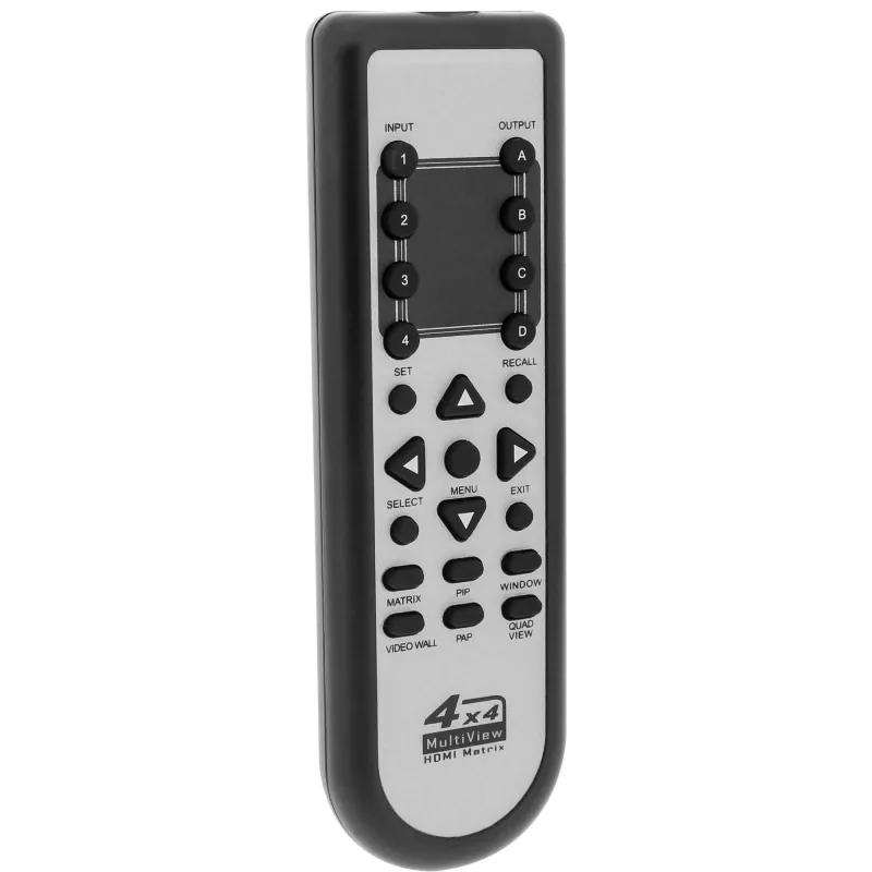 InLine 4x4 Multi-View HDMI Matrix Switch 4 SISSE 4 VÄLJA Video Wall FullHD