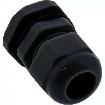 InLine kaabel Gland nylon IP68 3,5 - 6 mm must 10 tk, neopreen, nailon, must, 43 g, 80 mm, 120 mm, 25 mm
