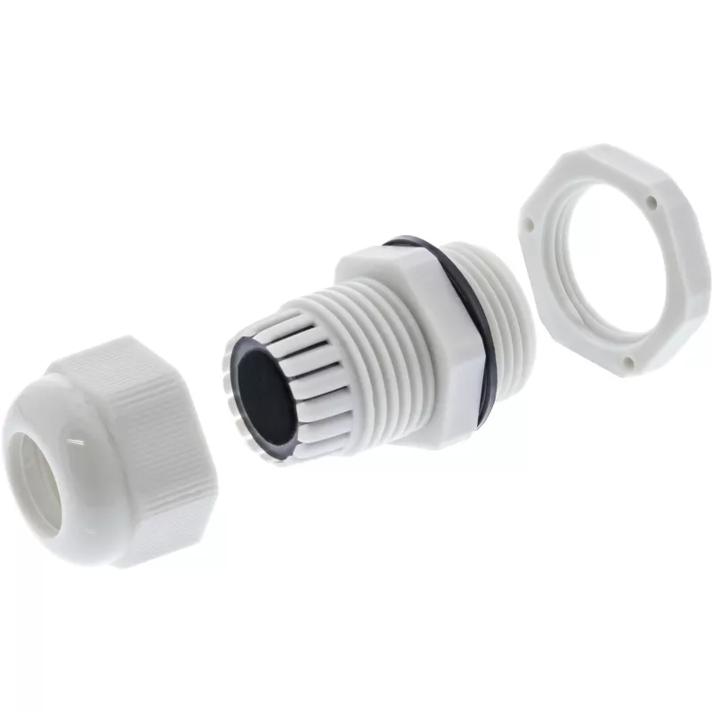 InLine kaabel Gland Nylon IP68 3.5 - 6mm hall 10 tk, nailon, hall, 43 g, 80 mm, 120 mm, 25 mm