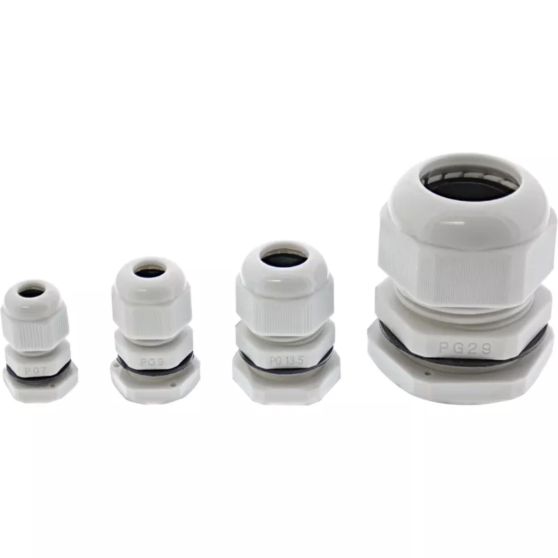 Kaablitihend InLine 6–12 mm nailon IP68 hall, pakis 10 tk, välisläbimõõt 12 mm