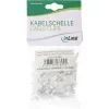 InLine 100 tk ruudukujuline kaabliklamber 10 mm valge