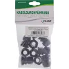 Kaablitihend InLine 44012B nailon IP68 kaablitele Ø6–12 mm, must, pakendis 10 tk