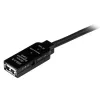StarTech.com 10m USB 2.0 aktiivne pikenduskaabel – isane/emane, 10 m, USB A, USB A, USB 2.0, isane/emane, must