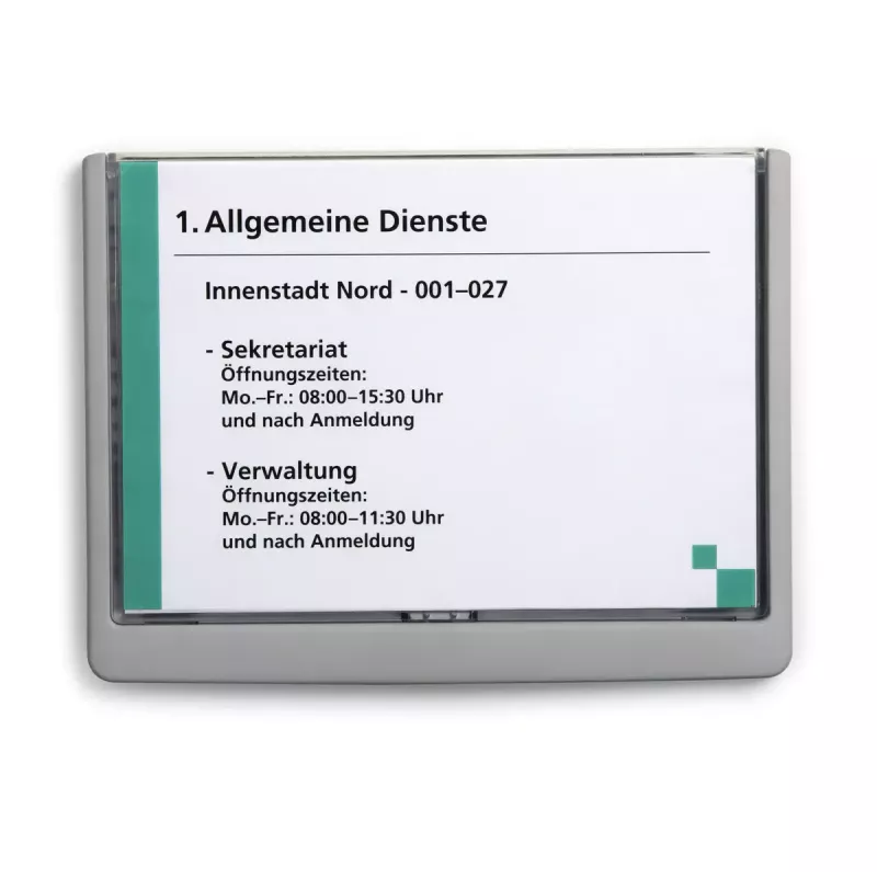 Sildihoidja Durable 486637 A5 Plastik Grafiit
