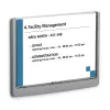 Sildihoidja Durable 486637 A5 Plastik Grafiit