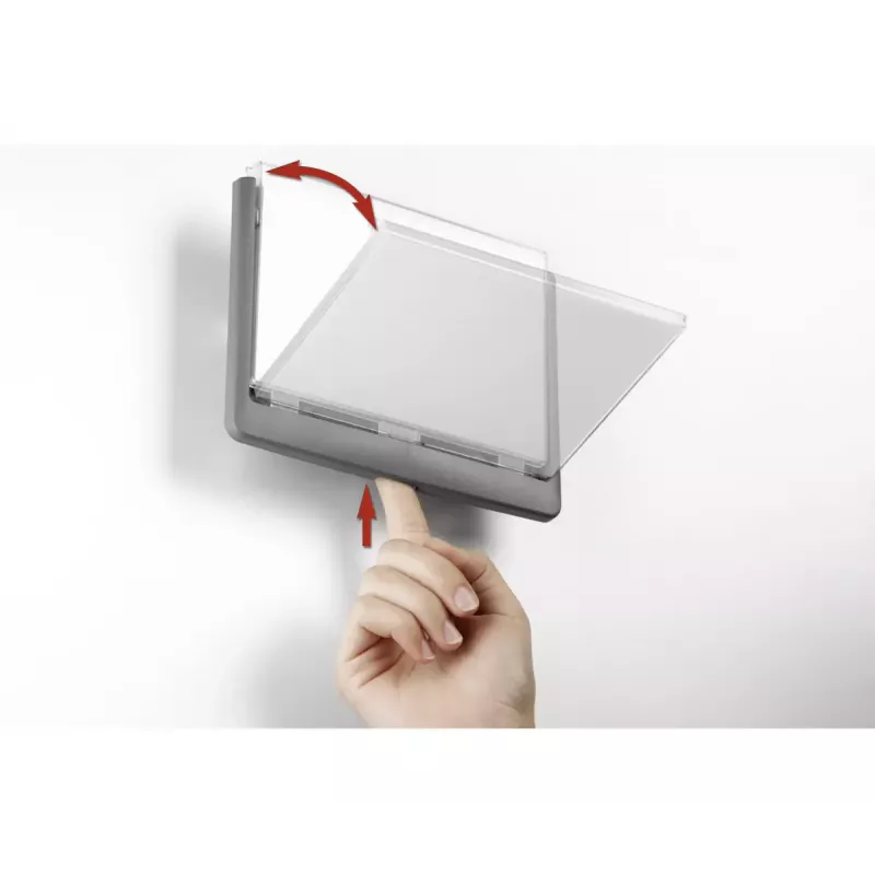 Sildihoidja Durable 486637 A5 Plastik Grafiit