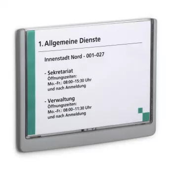 Sildihoidja Durable 486637 A5 Plastik Grafiit