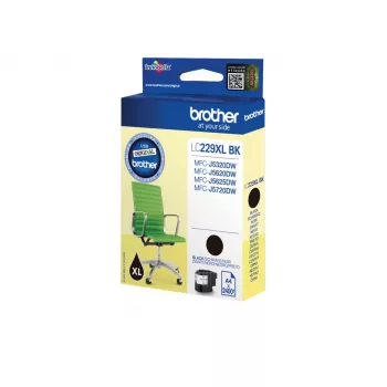 Brother LC229XLBKBP tindikassett 1 tk Originaal Must