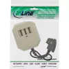 InLine TAE adapter TAE-F isane saksa pistik / TAE NFF + RJ11 6P4C emane pesa 0,2m