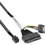 InLine U.2 ühenduskaabel, SSD U.2 (SFF-8639) pesaga SFF-8643 + toide, 0.75 m