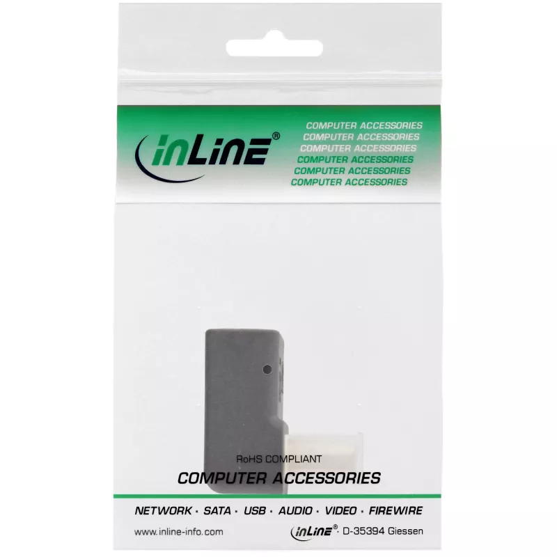 InLine DisplayPort adapter, DisplayPort isane / emane allasuunatud nurgaga