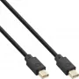 InLine Mini DisplayPort 1.4 kaabel, M/M, must/kuldne, 1 m