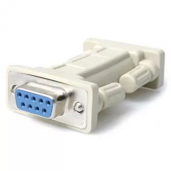 StarTech.com DB9 RS232 jadaliidese nullmodemi adapter - F/F, DB-9, DB-9, valge