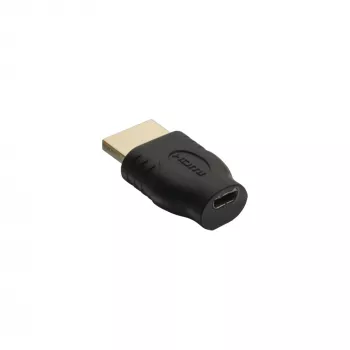 InLine HDMI-adapter, HDMI A-pistik / HDMI D emane, kullatud 17690A