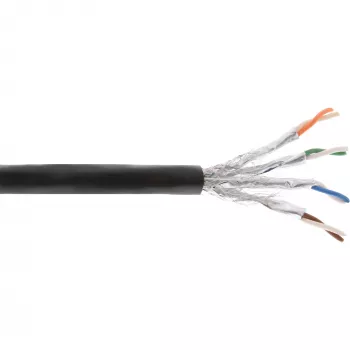 InLine välistingimustesse paigaldatav kaabel S/FTP PiMF Cat.7a AWG 23 vask 1200 MHz PE, 50m