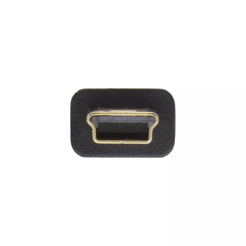 InLine USB 2.0 lame kaabel USB Type A-pistik / Mini-B-pistik 5 pin must/kuld 2 m