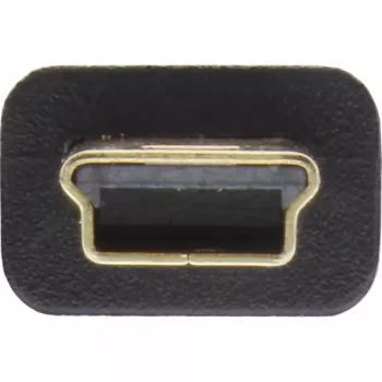 InLine USB 2.0 lamekaabel USB A-tüüpi isane / Mini-B-pistik 5 kontakti must/kuldne 5 m