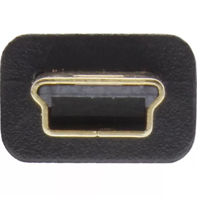 InLine USB 2.0 lamekaabel USB A-tüüpi isane / Mini-B-pistik 5 kontakti must/kuldne 5 m