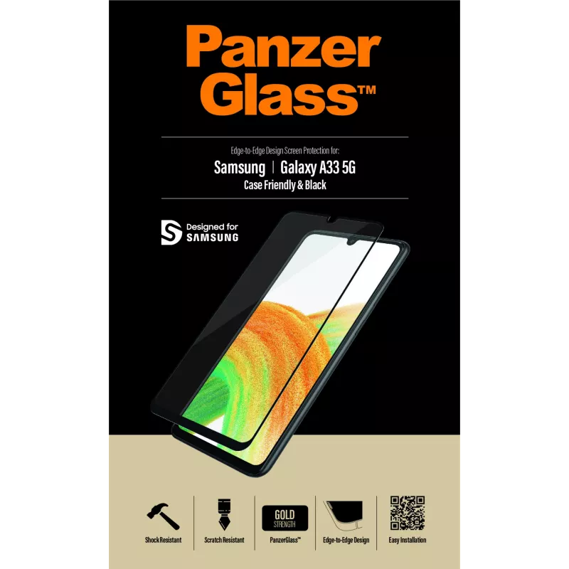 Ekraanikaitse klaas PanzerGlass Samsung Galaxy A33 5G kriimustus- ja löögikindel