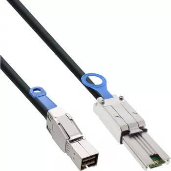 InLine väline Mini SAS HD kaabel SFF-8644 kuni SFF-8088 6Gb/s 0,5m