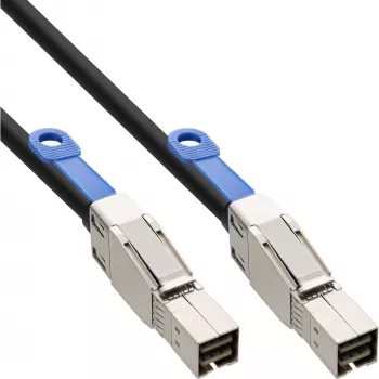 InLine väline Mini SAS HD kaabel SFF-8644 kuni SFF-8644 12Gb/s 0.5m