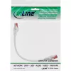 InLine patch-kaabel S/FTP PiMF Cat.6 250MHz vask halogeenivaba valge 0,25m