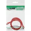 Paikakaabel Intos Cat6 S/FTP PiMF 250MHz RJ-45 - RJ-45, vask halogeenivaba, 1,5 m, punane