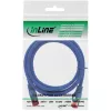 InLine paigalduskaabel S/FTP PiMF Cat.6 250MHz vask halogeenivaba sinine 1.5m
