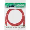 InLine patch-kaabel S/FTP PiMF Cat.6 250MHz vask halogeenivaba punane 3m