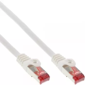 InLine paranduskaabel S/FTP PiMF Cat.6 250MHz vask halogeenivaba valge 3m
